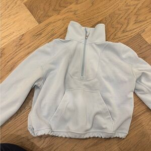 lululemon athletica Softstreme Light Blue Half-Zip Sweatshirt